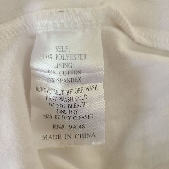 Love U Lots Girls Sleeveless Geo Dress Size 4T Black and White with Red Ribbon - Picture 12 of 12